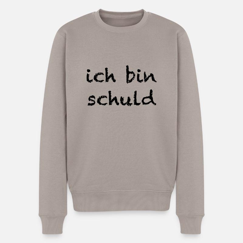 Je suis à blâmer - Pull Premium bio Homme - taupe