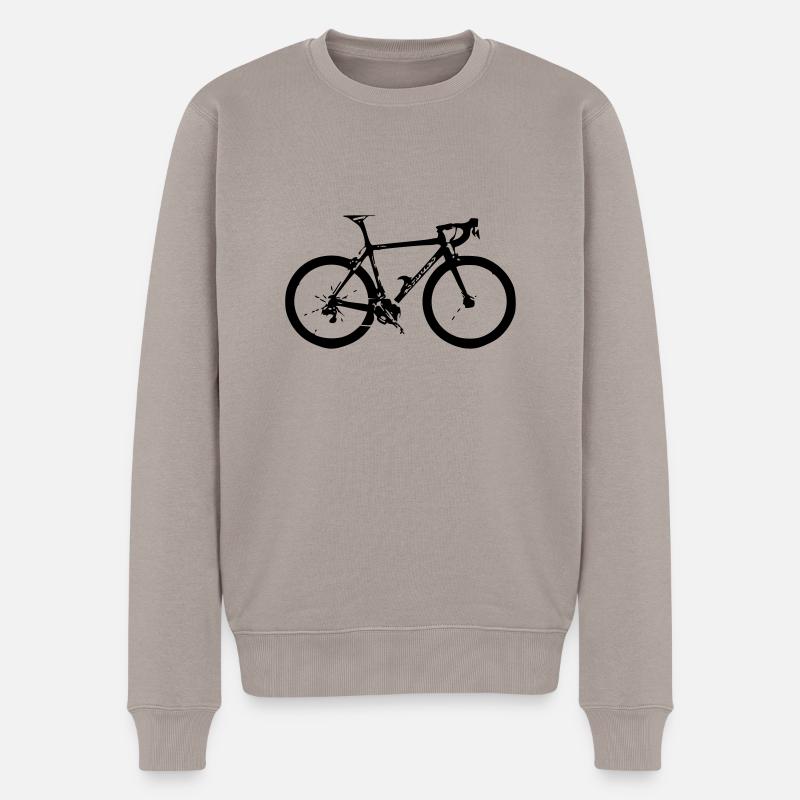vélo - Pull Premium bio Homme - taupe