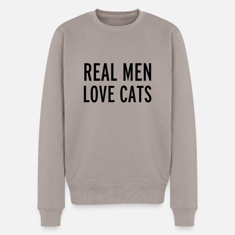 Cats - Pull Premium bio Homme - taupe