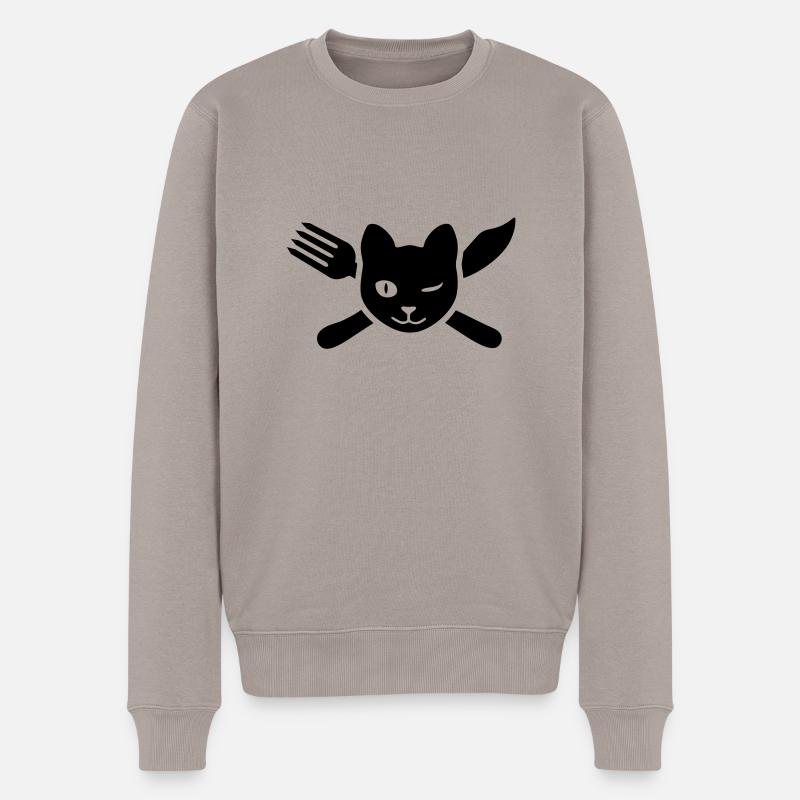 Cuisine Kitty - Pull Premium bio Homme - taupe