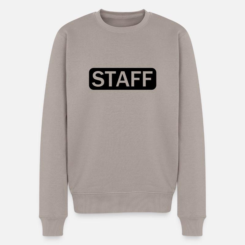 STAFF (1c) - Pull Premium bio Homme - taupe