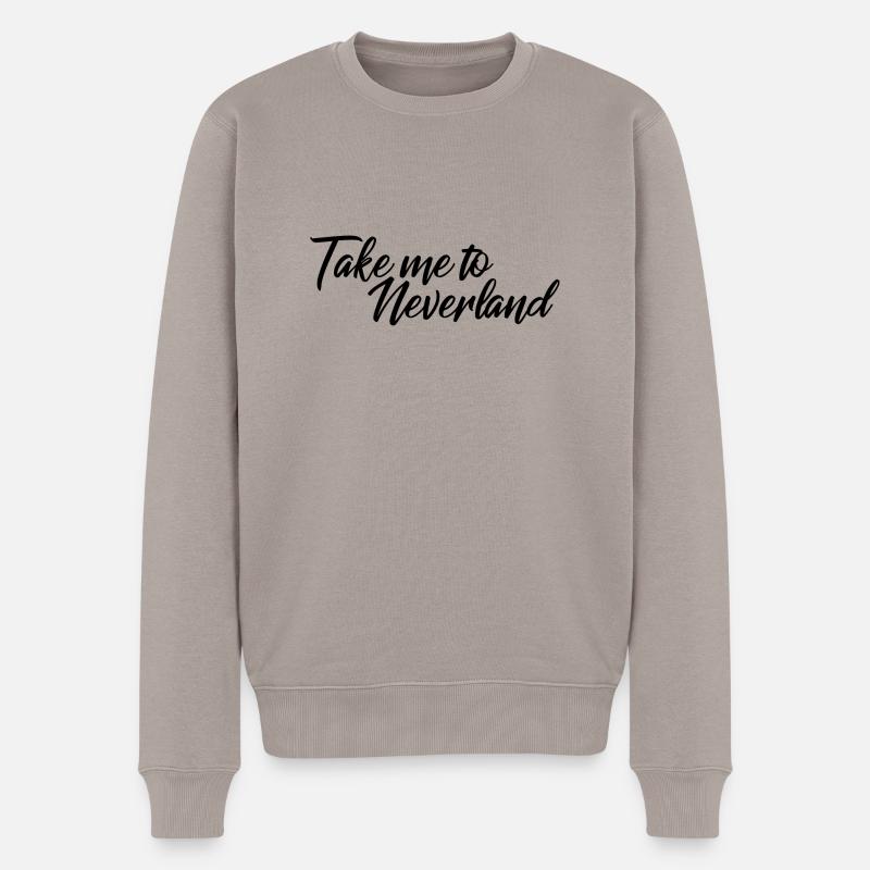 Emmenez-moi à Neverland - Pull Premium bio Homme - taupe