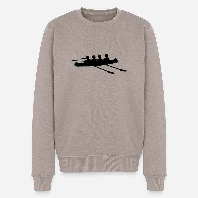 Aviron - Pull Premium bio Homme - taupe