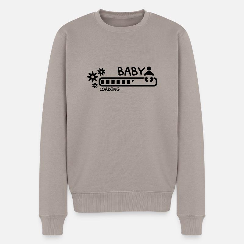 baby_loading_f1 - Pull Premium bio Homme - taupe