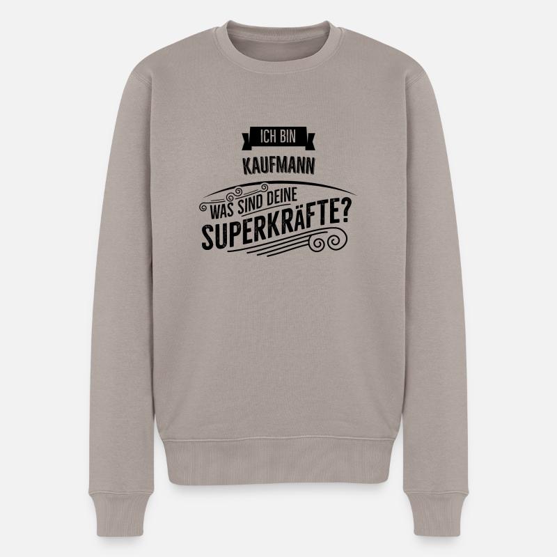 Kaufmann - Männer Premium Bio Pullover - Taupe