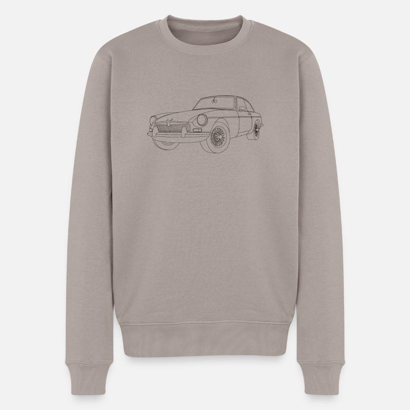 MGB - Männer Premium Bio Pullover - Taupe