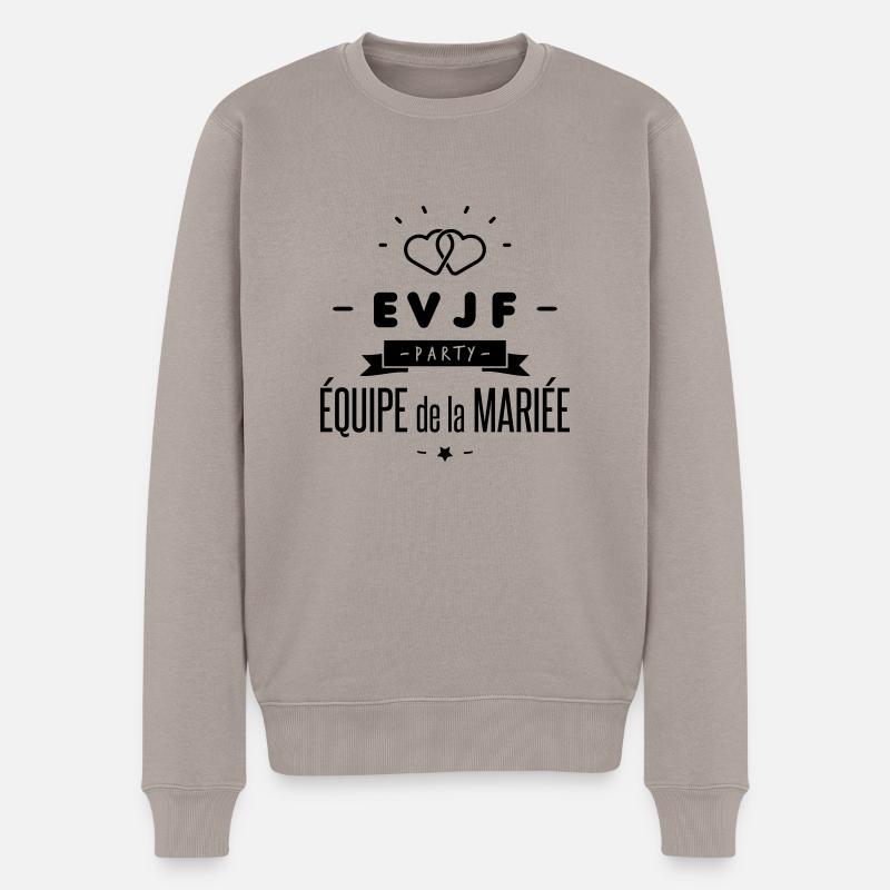 EVJF party - Pull Premium bio Homme - taupe