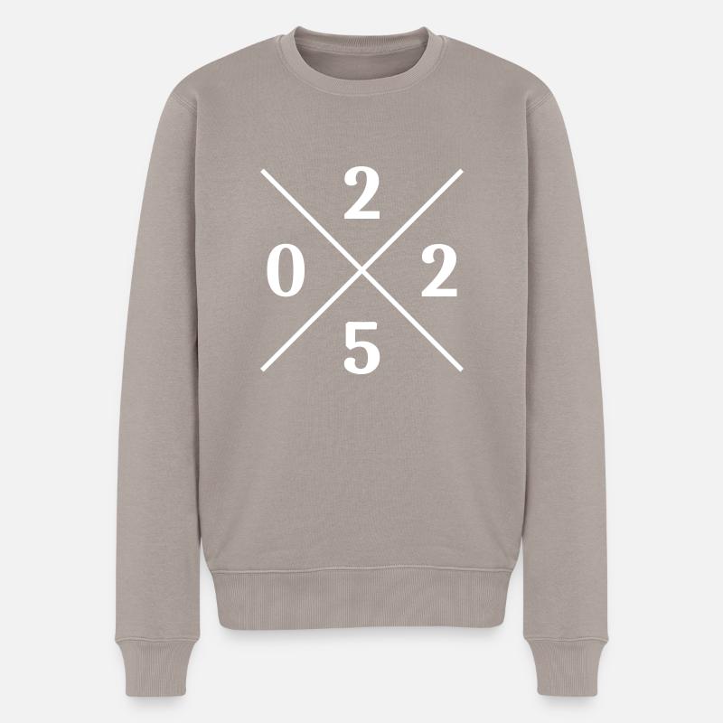 Année 2025 - Pull Premium bio Homme - taupe