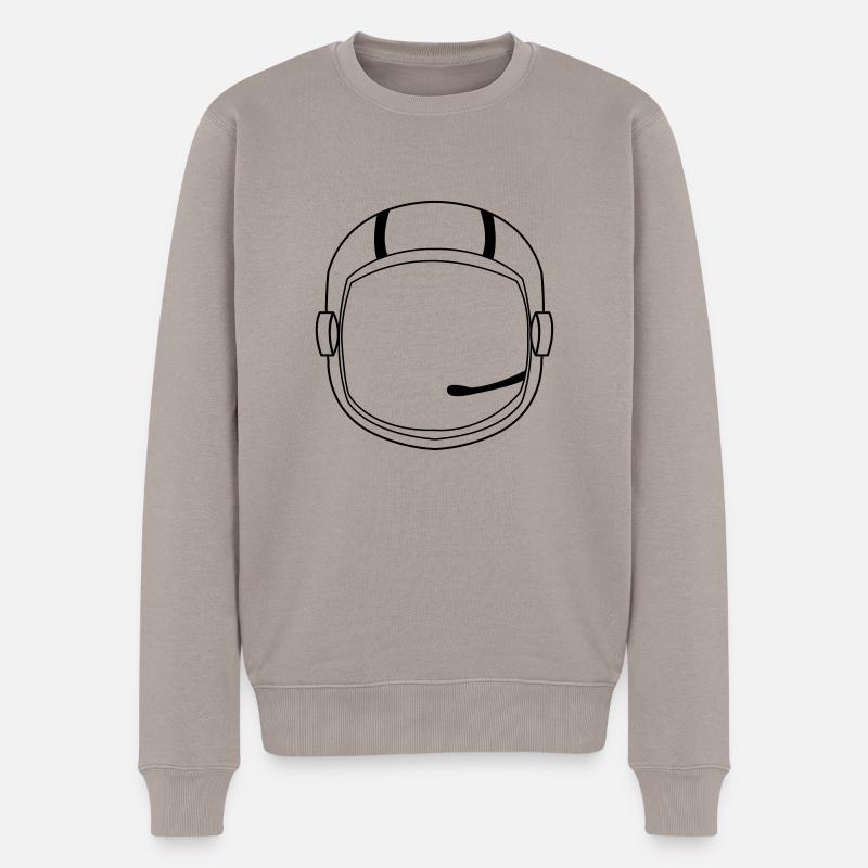 astronauten_helm_01 - Pull Premium bio Homme - taupe