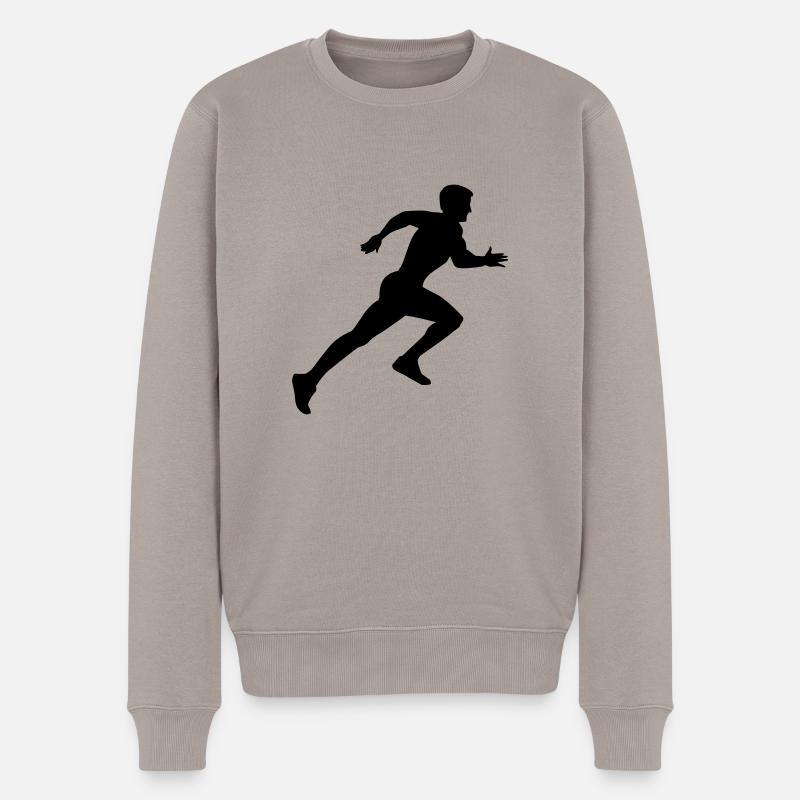 Courir - Pull Premium bio Homme - taupe