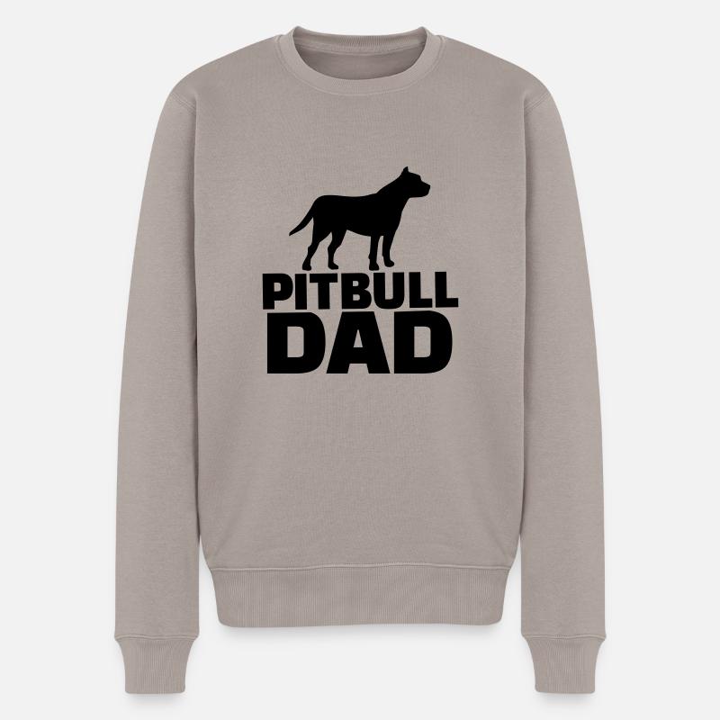 Pitbull Dad - Pull Premium bio Homme - taupe