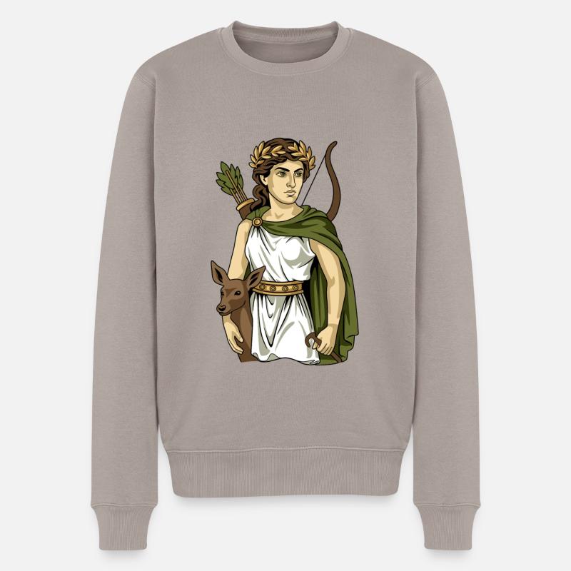 Armoise - Pull Premium bio Homme - taupe