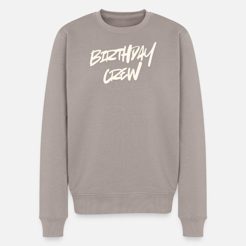 Équipe d’anniversaire - Pull Premium bio Homme - taupe