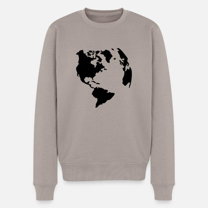Monde - Pull Premium bio Homme - taupe