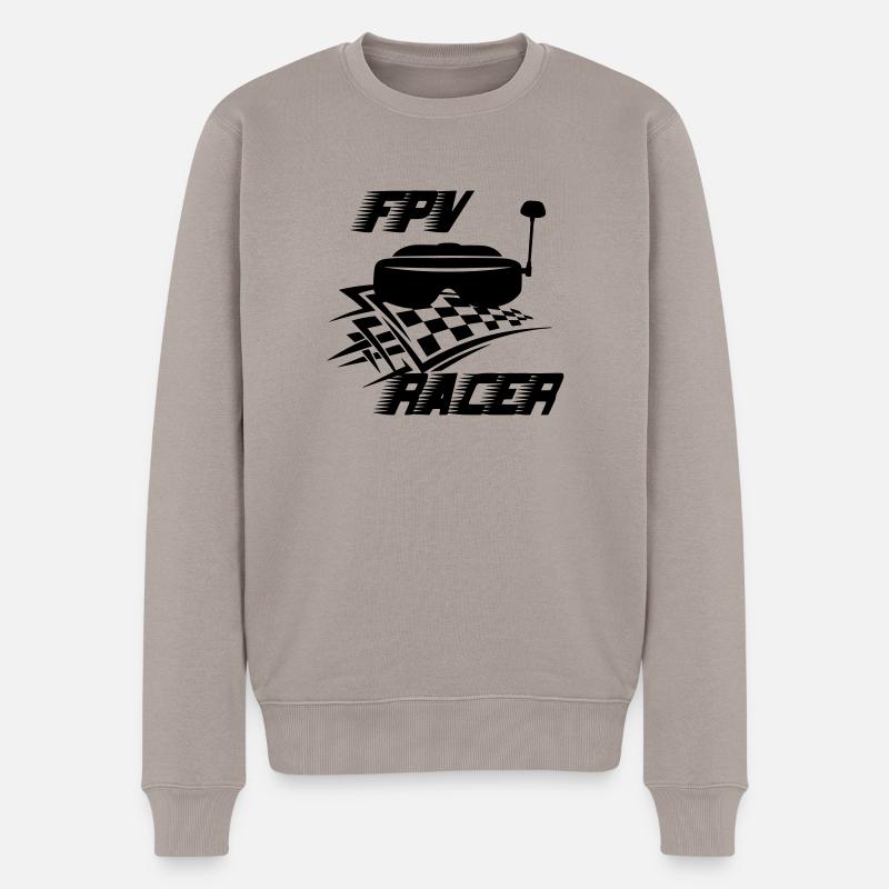 FPV Racer - Pull Premium bio Homme - taupe