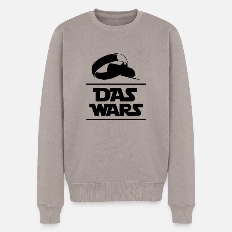 Das Wars - Heirat - Männer Premium Bio Pullover - Taupe