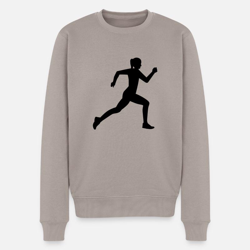 Courir - Pull Premium bio Homme - taupe