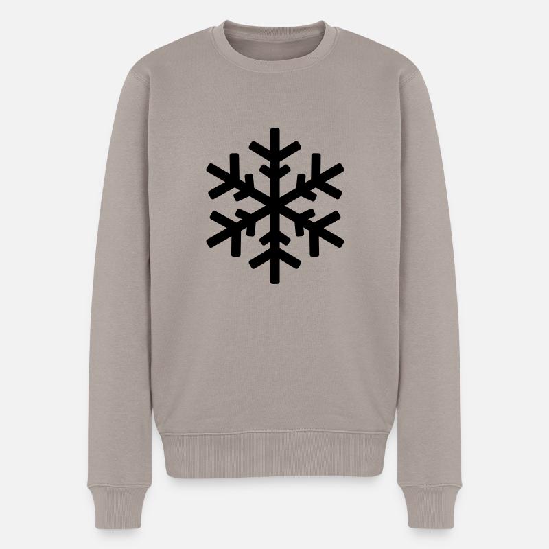 icekristall - Pull Premium bio Homme - taupe
