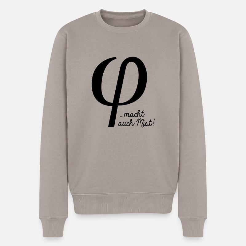 klein phi macht auch Mist - Pull Premium bio Homme - taupe