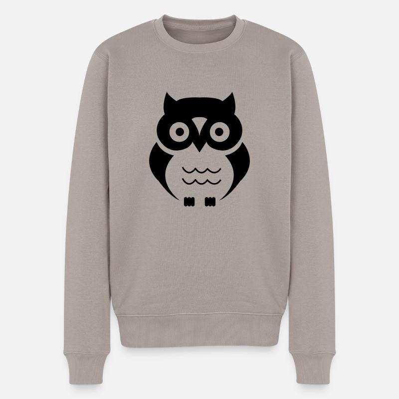 eule - Pull Premium bio Homme - taupe