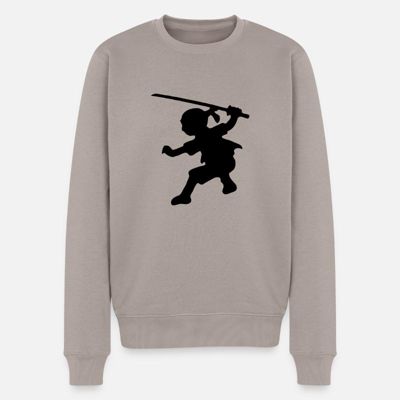 ninja - Pull Premium bio Homme - taupe