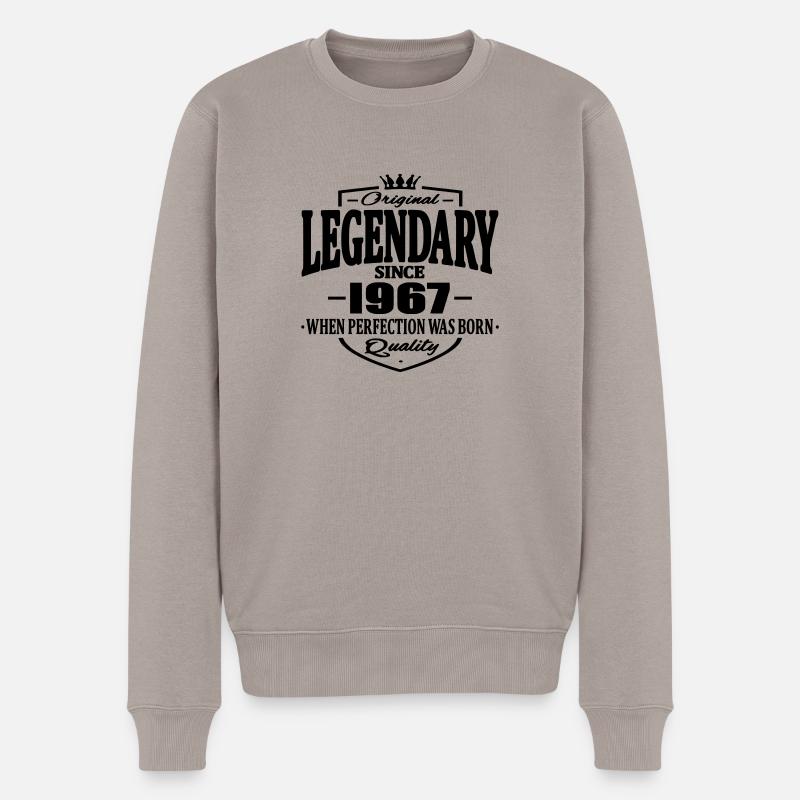 Legendär seit 1967 - Männer Premium Bio Pullover - Taupe