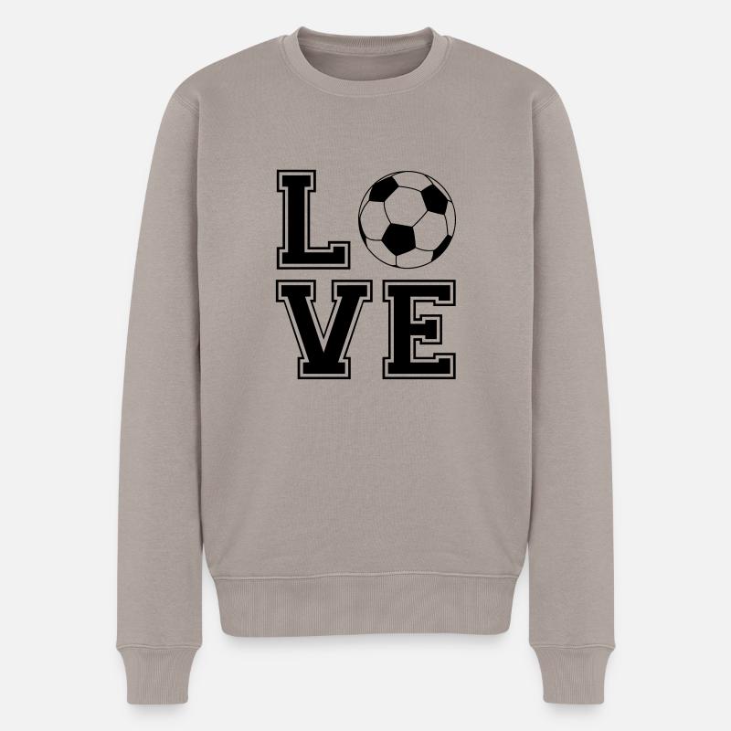 love foot - Pull Premium bio Homme - taupe