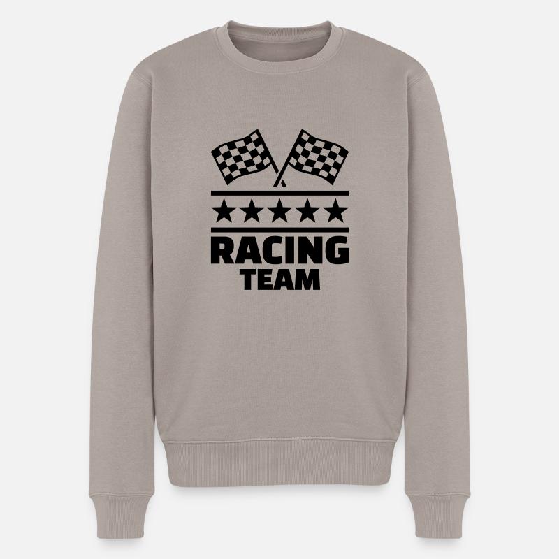 Racing team - Pull Premium bio Homme - taupe