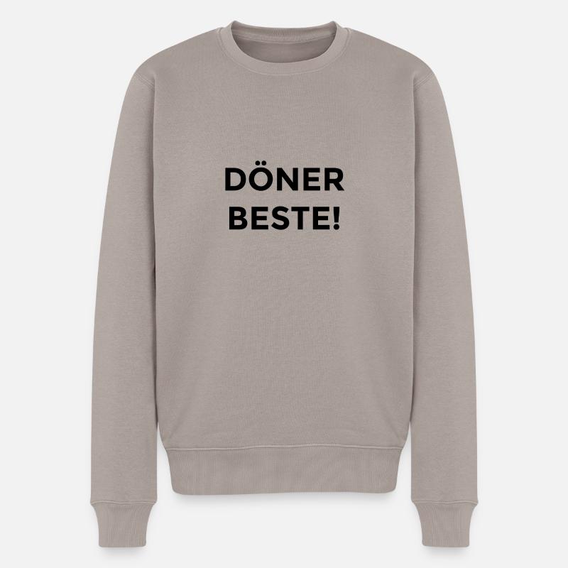 Döner beste! - Männer Premium Bio Pullover - Taupe
