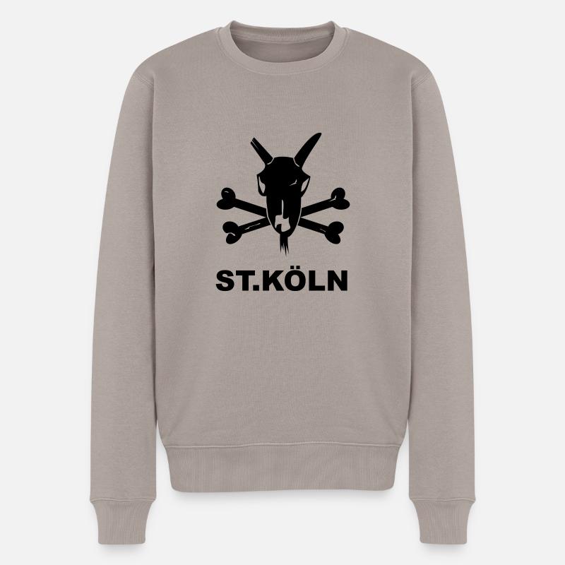 Saint Cologne - Pull Premium bio Homme - taupe