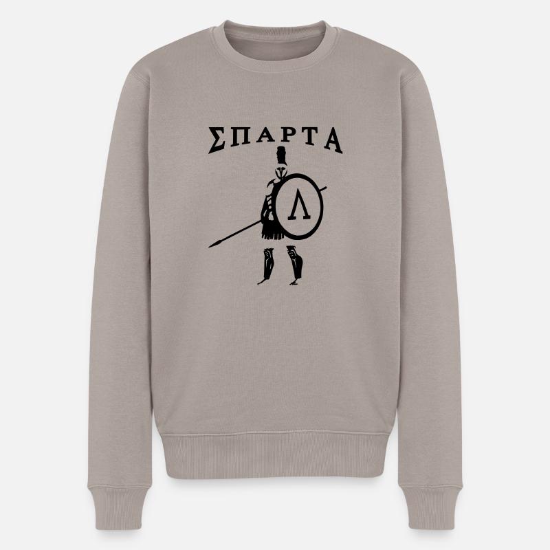 Spartan 3 + Sparta - Pull Premium bio Homme - taupe