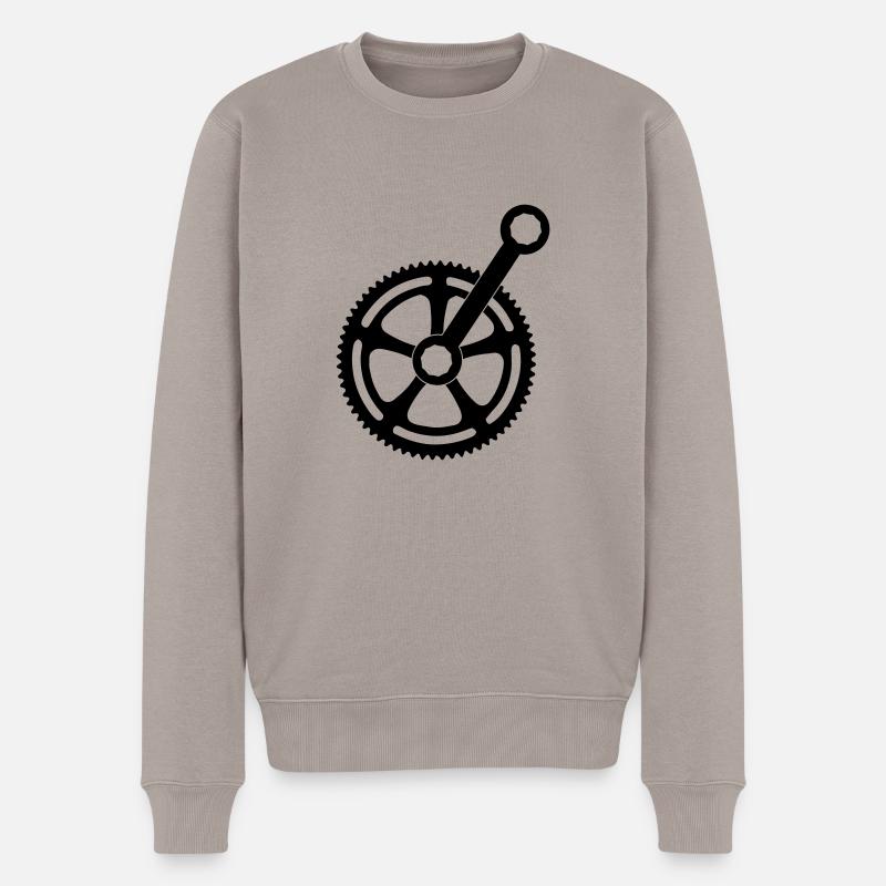 Roue d'engrenage - Pull Premium bio Homme - taupe