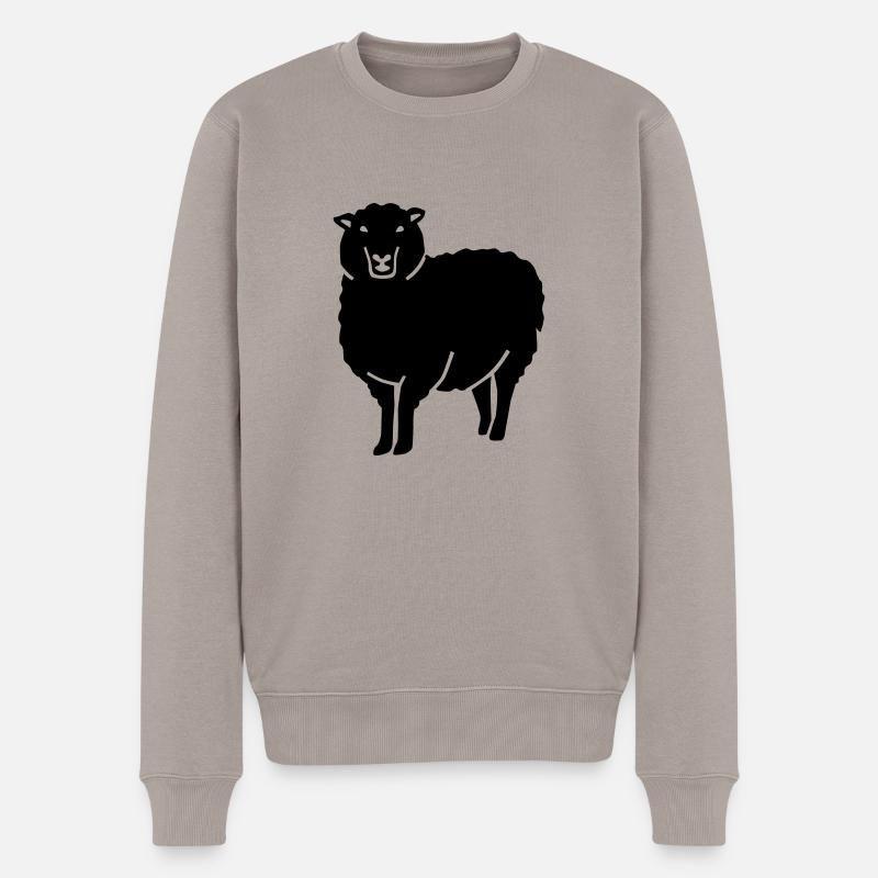 Mouton - Pull Premium bio Homme - taupe
