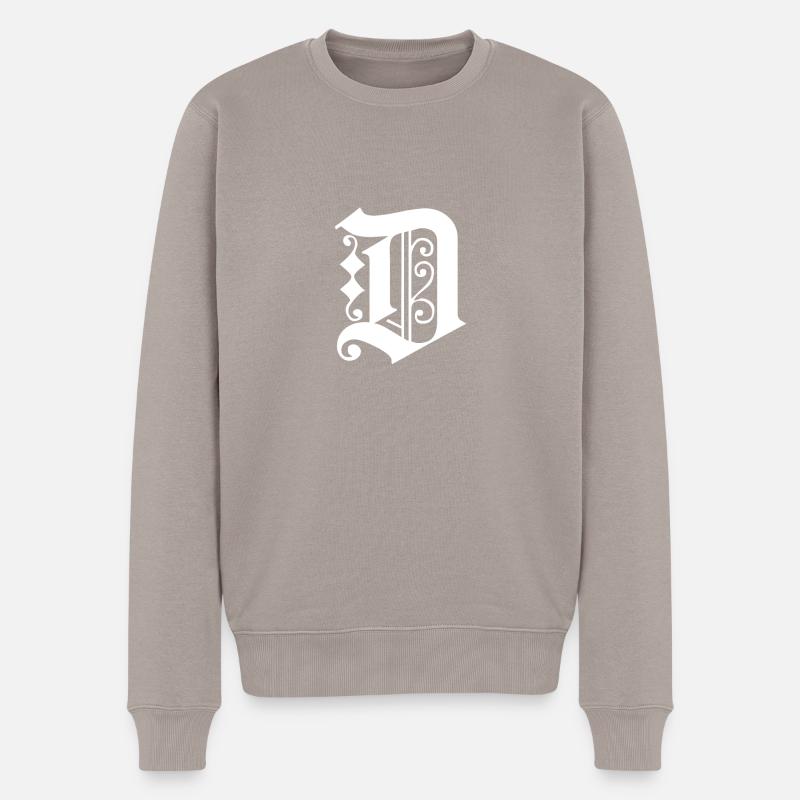 Detroit T-shirt graphique - Pull Premium bio Homme - taupe