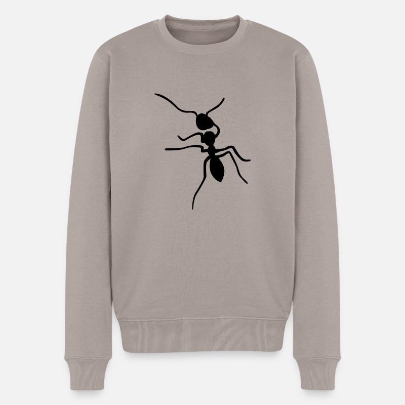 fourmi - Pull Premium bio Homme - taupe