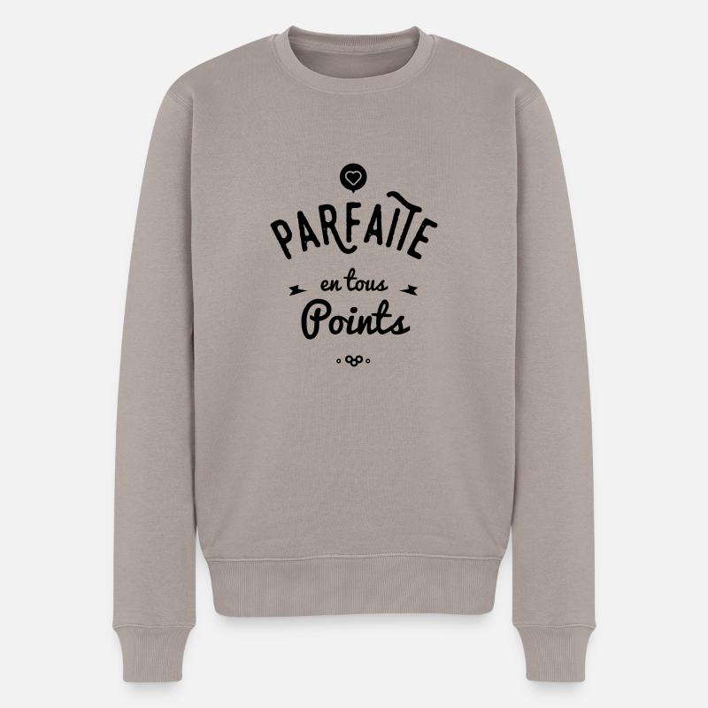 PARFAITE EN TOUS POINTS - Pull Premium bio Homme - taupe