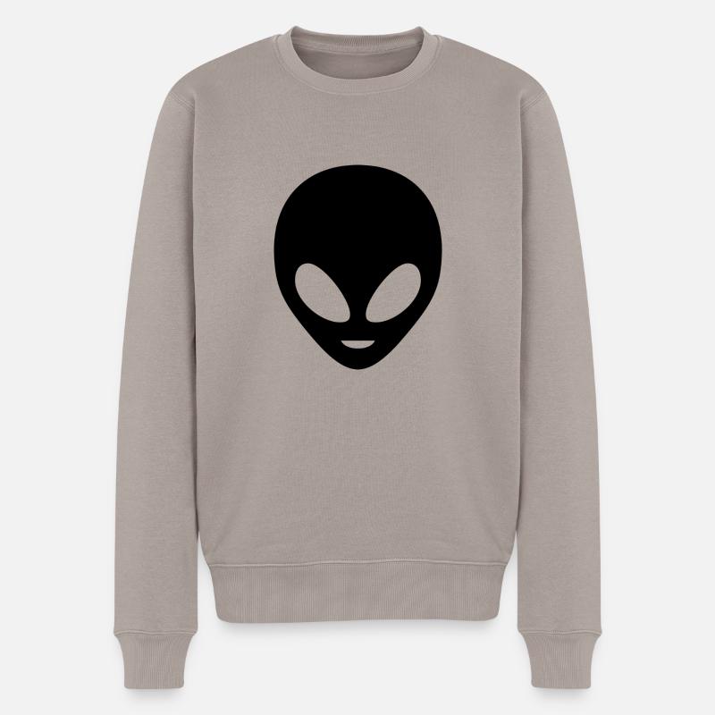 Alien - Männer Premium Bio Pullover - Taupe