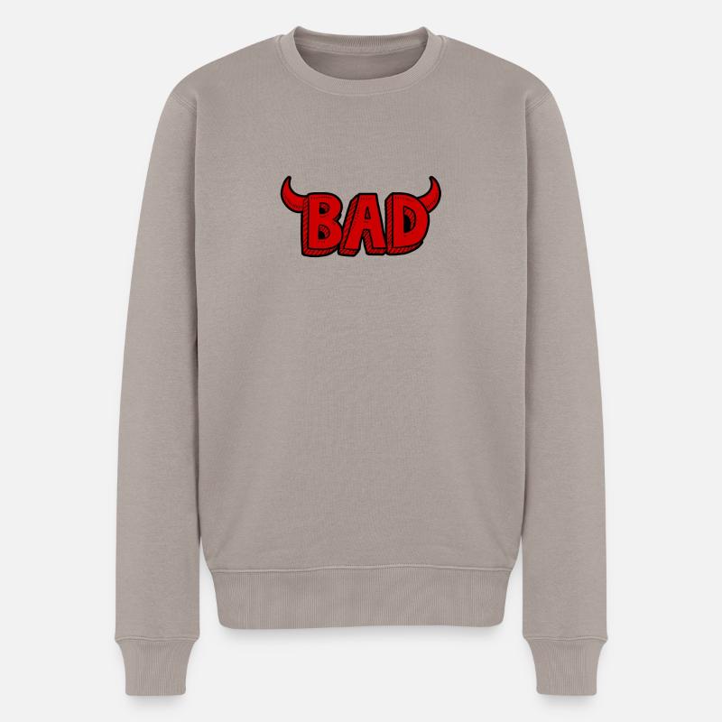 Bad ou mal - Pull Premium bio Homme - taupe