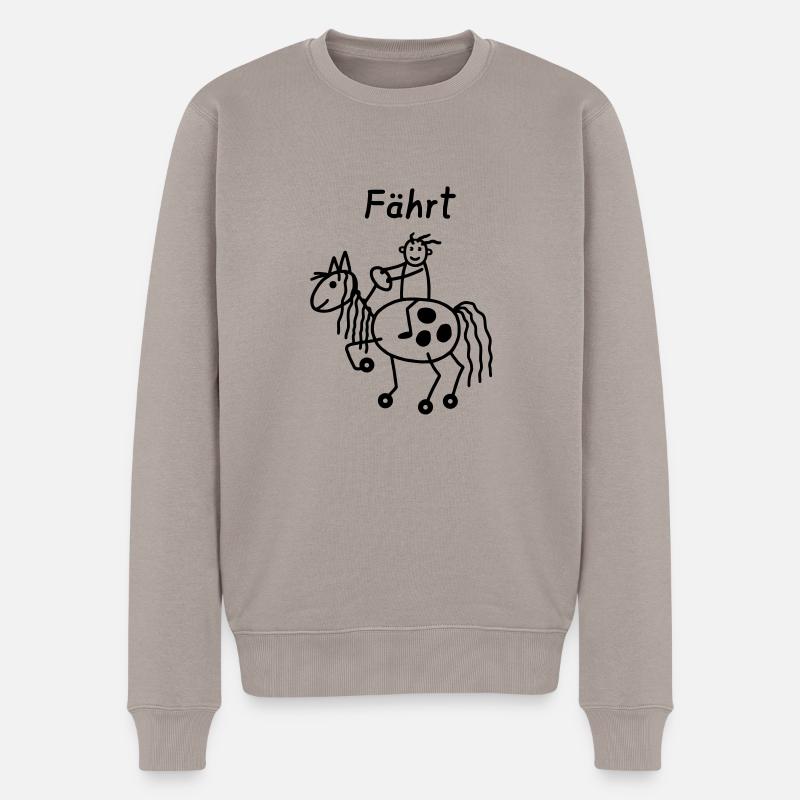 Arrête - Pull Premium bio Homme - taupe