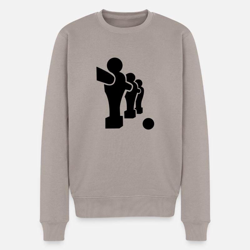 kicker_01 - Pull Premium bio Homme - taupe