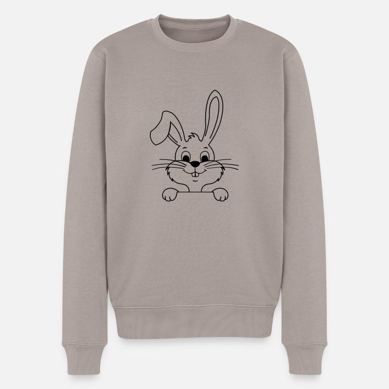 bunny_01 - Pull Premium bio Homme - taupe