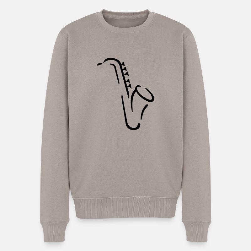 Saxophone - Pull Premium bio Homme - taupe