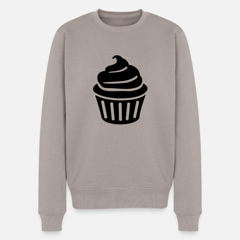 Cupcake - Pull Premium bio Homme - taupe