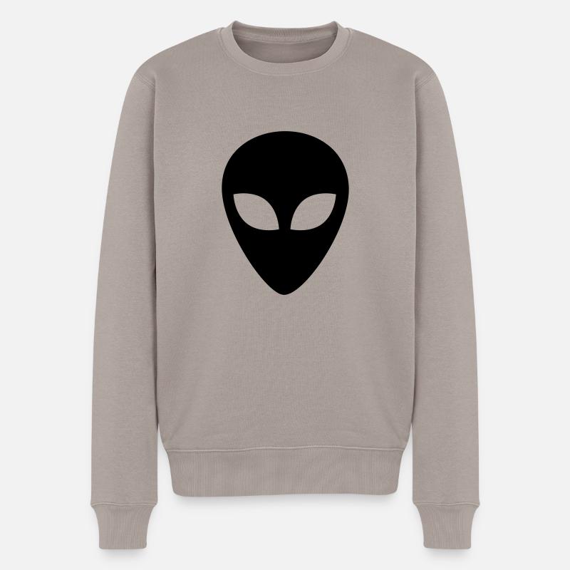 Alien - Männer Premium Bio Pullover - Taupe