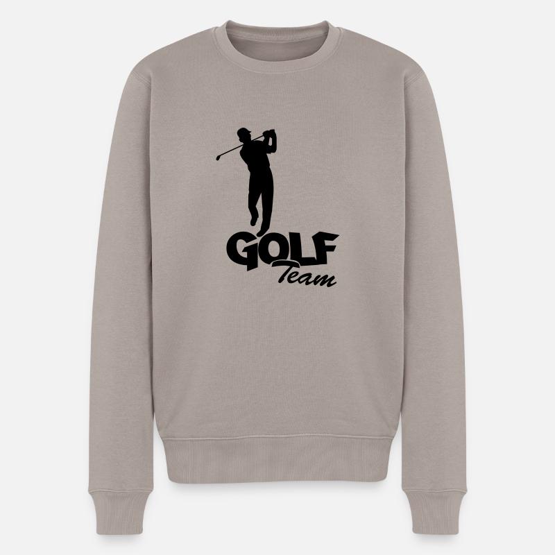 golfer_team1 - Pull Premium bio Homme - taupe