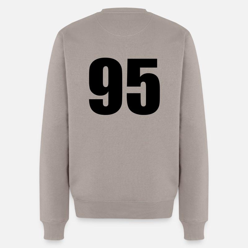 95 - Männer Premium Bio Pullover - Taupe
