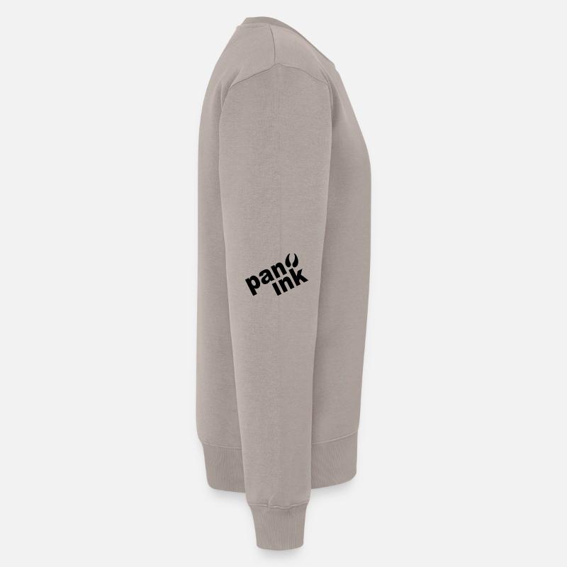 pan faun teufel devil - Männer Premium Bio Pullover - Taupe