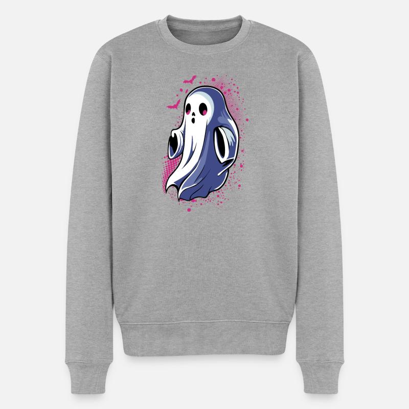 GOST - Männer Premium Bio Pullover - Grau meliert