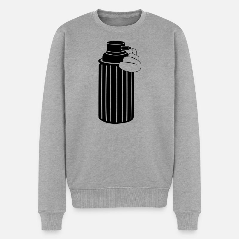 Mousse à raser - Pull Premium bio Homme - gris chiné