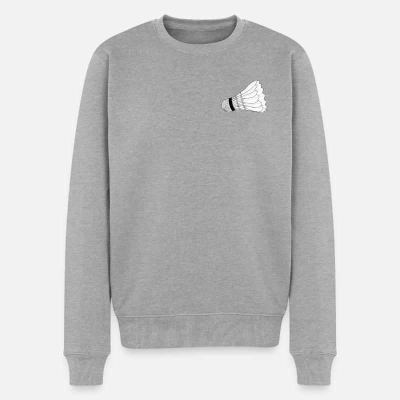 Federball Federball - Männer Premium Bio Pullover - Grau meliert